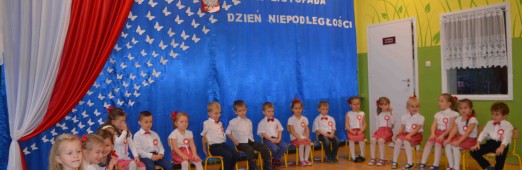 Przedszkole w Tarnawie obchodzi Rocznicę Niepodległości